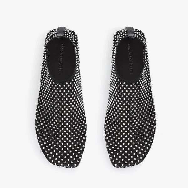 Christopher Esber Minette Flat in Black | Flats | Luxury Shoes 