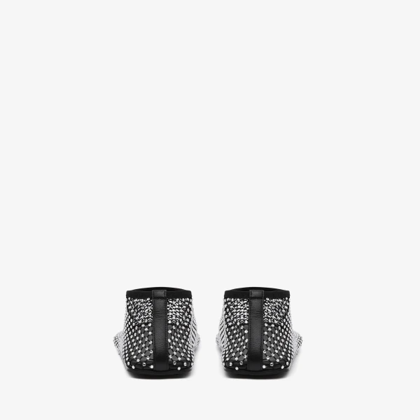 Christopher Esber Minette Flat in Black | Flats | Luxury Shoes 