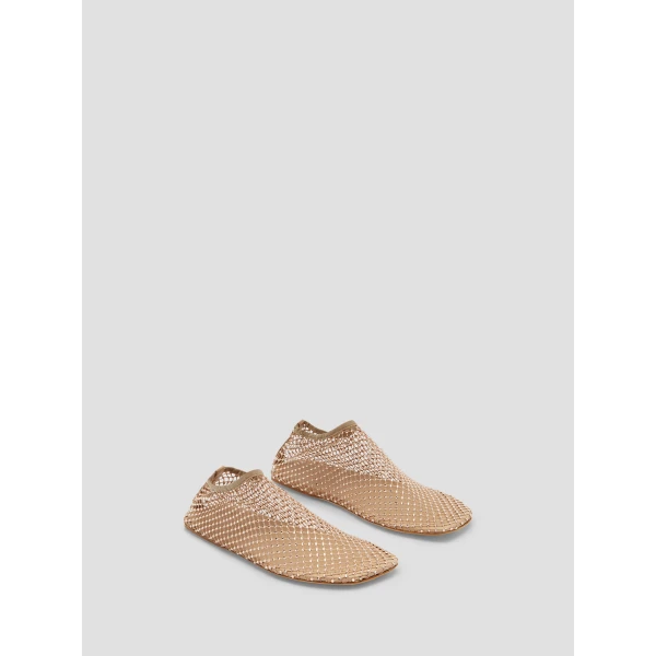 Christopher Esber Minette Flat in Shell | Flats | Luxury Shoes 