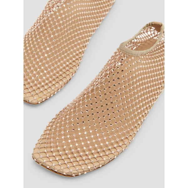 Christopher Esber Minette Flat in Shell | Flats | Luxury Shoes 