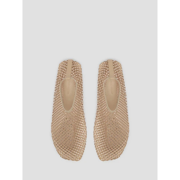 Christopher Esber Minette Flat in Shell | Flats | Luxury Shoes 
