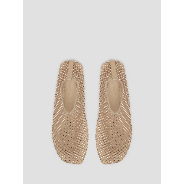 Christopher Esber Minette Flat in Shell | Flats | Luxury Shoes 