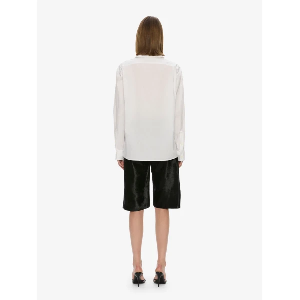 Christopher Esber Mirage Palm Shirt in White Mirage Palm Print | Shirts | Luxury Shoes 