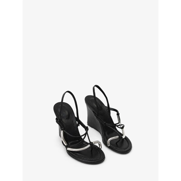 Christopher Esber Molten Wedge in Black | Heels | Luxury Shoes 