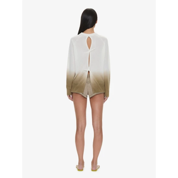 Christopher Esber Ombre Monument Sweater in Chalk Shore | Sweaters | Luxury Shoes 