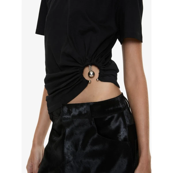 Christopher Esber Orbit Tee in Black | T-shirts | Luxury Shoes 