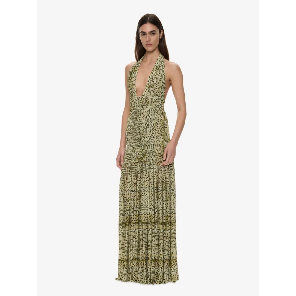 Christopher Esber Orion Gown in Feathered Citrine | Evening Gowns | Luxury Shoes 