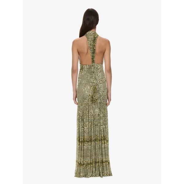 Christopher Esber Orion Gown in Feathered Citrine | Evening Gowns | Luxury Shoes 
