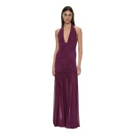 Christopher Esber Orion Gown in Plum | Evening Gowns | Luxury Shoes 