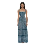 Christopher Esber Orion Separation Gown in Feathered Petrol | Evening Gowns | Luxury Shoes 