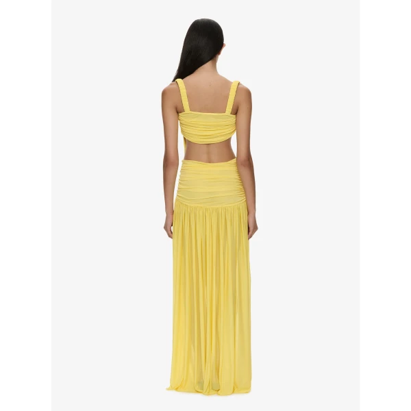 Christopher Esber Orion Separation Gown in Targa Yellow | Evening Gowns | Luxury Shoes 