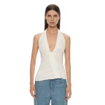 Christopher Esber Orion Top in White | Tops | Luxury Shoes 