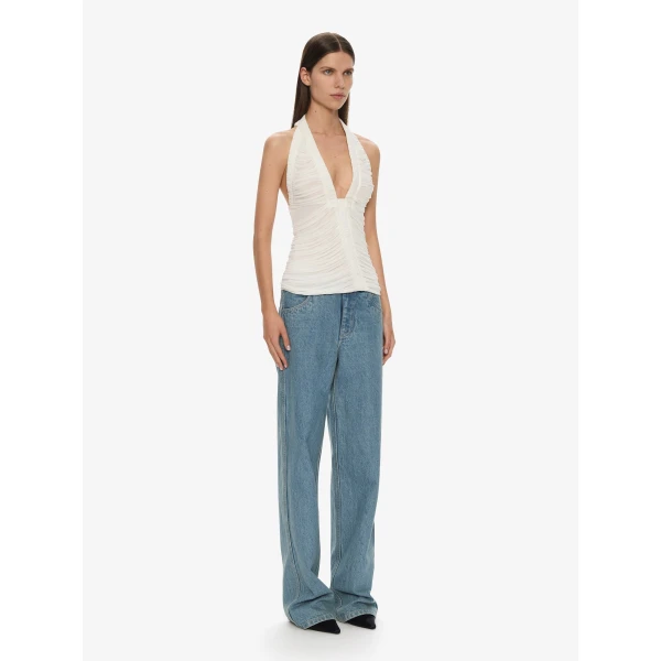 Christopher Esber Orion Top in White | Tops | Luxury Shoes 