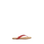 Christopher Esber Palma Flip Flop in Carmine Red Natural | Flip Flops & Slides | Luxury Shoes 