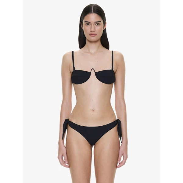 Christopher Esber Porto Bandeau in Black | Bikini | Luxury Shoes 