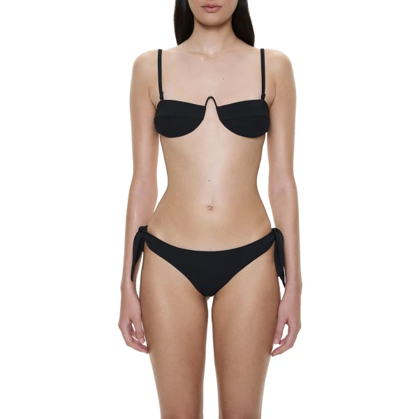 Christopher Esber Porto Bandeau in Black | Bikini | Luxury Shoes 
