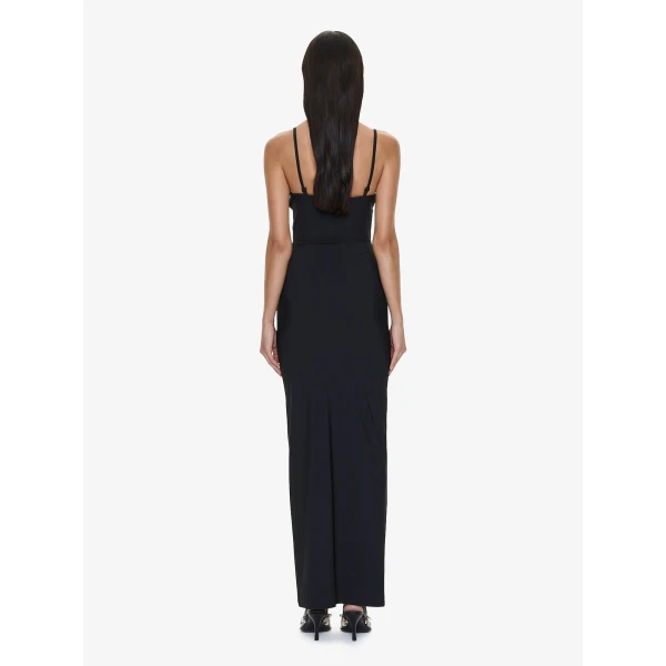 Christopher Esber Porto Tie Lycra Dress in Black | Maxi Dresses | Luxury Shoes 