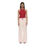 Christopher Esber Relaxed Denim Quartz Jean in Airbag Pink | Denim | Luxury Shoes 