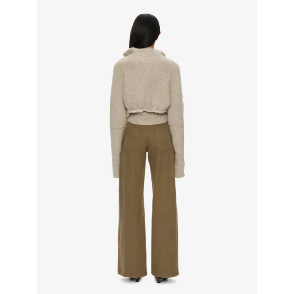 Christopher Esber Relaxed Denim Quartz Jean in Khaki | Denim | Luxury Shoes 