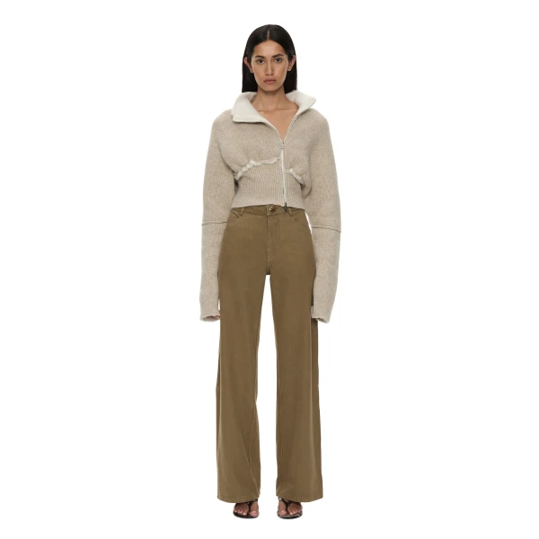 Relaxed Denim Quartz Jean in Khaki