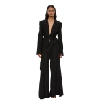Christopher Esber Released Towel Trouser in Black | Pants | Luxury Shoes 