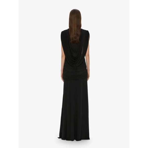 Christopher Esber Ripple Drape Gown in Black | Evening Gowns | Luxury Shoes 