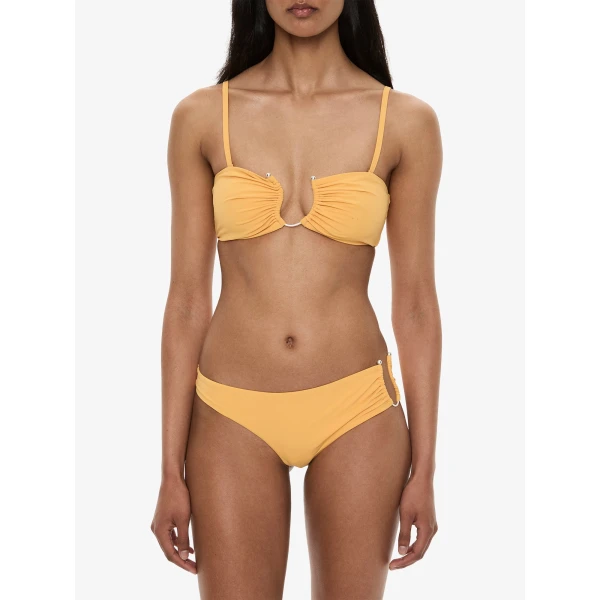 Christopher Esber Ruched Crescent Bandeau in Valencia | Bikini | Luxury Shoes 