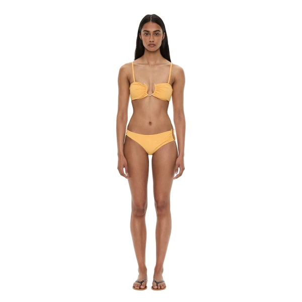 Christopher Esber Ruched Crescent Side Brief in Valencia | Bikini | Luxury Shoes 