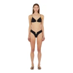 Christopher Esber Ruched Orbit High Brief in Black | Bikini | Luxury Shoes 