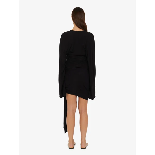 Christopher Esber Salacia Ruched Long Sleeve Top in Black | Long Sleeve | Luxury Shoes 
