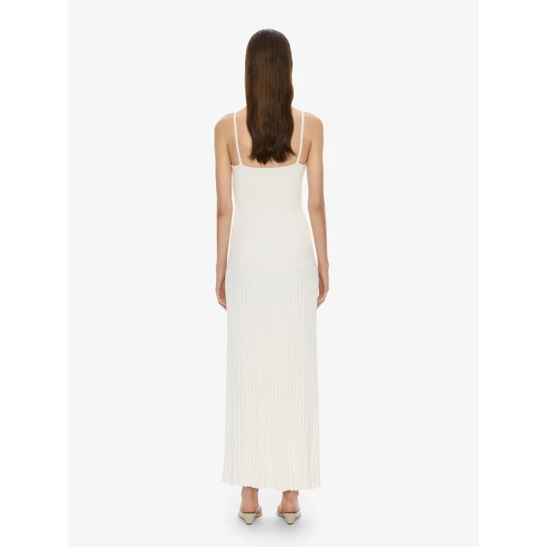 Christopher Esber Salacia Wire Sunray Dress in White | Maxi Dresses | Luxury Shoes 