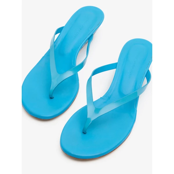 Christopher Esber Scala Wedge in Sea | Heels | Luxury Shoes 