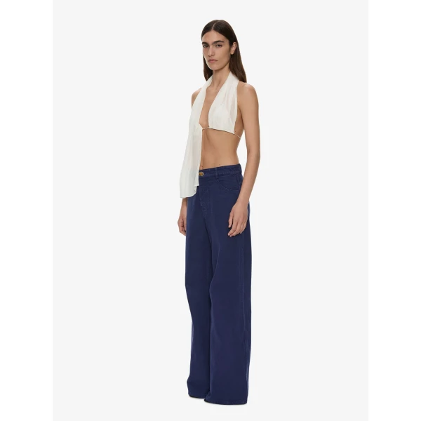Christopher Esber Silk Scarf Chain Bra Top in White | Tops | Luxury Shoes 