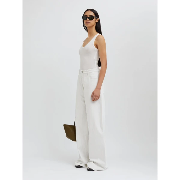 Christopher Esber Sonora Tank Bodysuit in White | Bodysuit | Luxury Shoes 