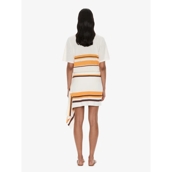 Christopher Esber Stripe Knit Clean Polo in Solaris Stripe | Sweaters | Luxury Shoes 