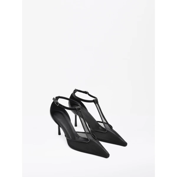 Christopher Esber T-Bar Vapour Heel in Black | Heels | Luxury Shoes 