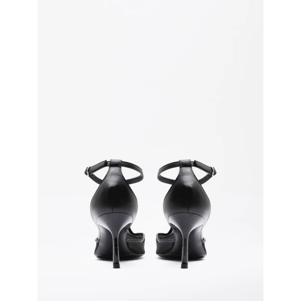 Christopher Esber T-Bar Vapour Heel in Black | Heels | Luxury Shoes 