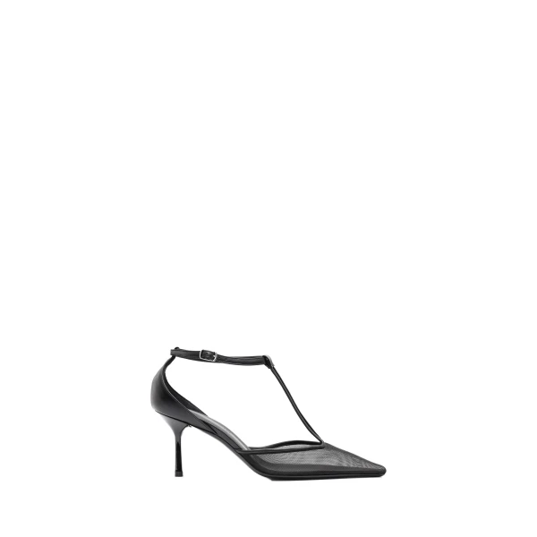 Christopher Esber T-Bar Vapour Heel in Black | Heels | Luxury Shoes 