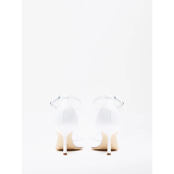 Christopher Esber T-Bar Vapour Heel in White | Heels | Luxury Shoes 