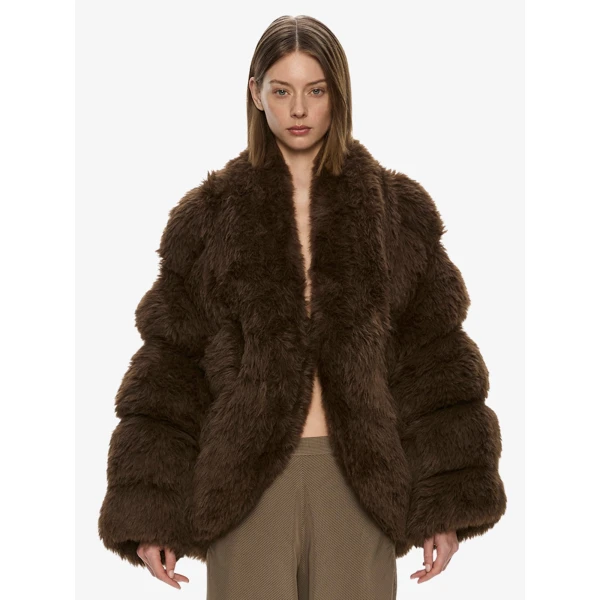 Christopher Esber Tabatha Jacket in Chocolate | Jackets | Luxury Shoes 