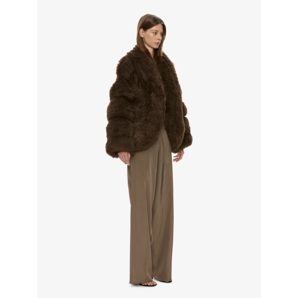 Christopher Esber Tabatha Jacket in Chocolate | Jackets | Luxury Shoes 