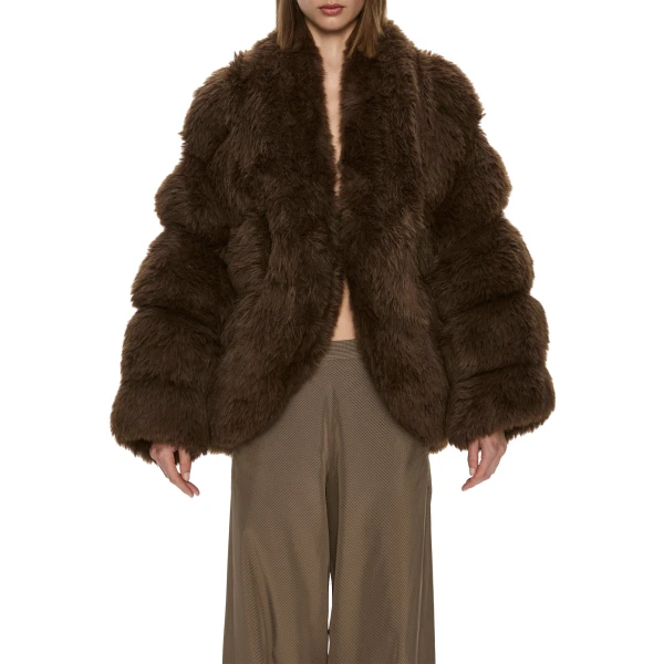 Christopher Esber Tabatha Jacket in Chocolate | Jackets | Luxury Shoes 