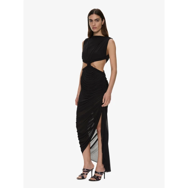 Christopher Esber Theia Separation Dress in Black | Maxi Dresses | Luxury Shoes 