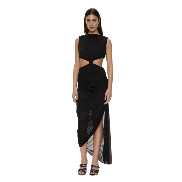 Christopher Esber Theia Separation Dress in Black | Maxi Dresses | Luxury Shoes 