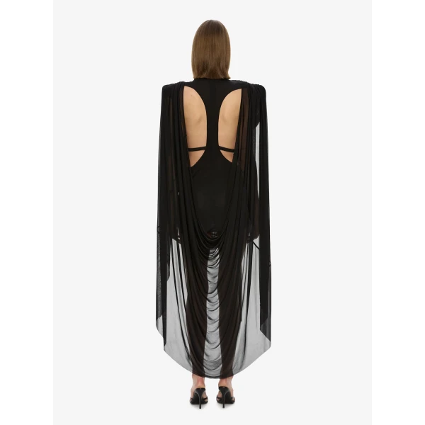 Christopher Esber Torrent Draped Mini Dress in Black | Mini Dresses | Luxury Shoes 