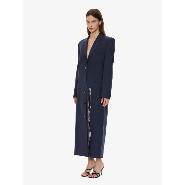 Christopher Esber Torrent Tailored Coat in Ink | Coats | Luxury Shoes 