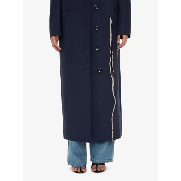 Christopher Esber Torrent Tailored Coat in Ink | Coats | Luxury Shoes 