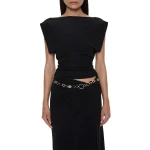 Christopher Esber Tortoise Chain Link Tank in Black | Sleeveless | Luxury Shoes 