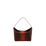 Christopher Esber Turnlock Lizard Shoulder Bag in Lizard Brown | Shoulder & Crossbody Bags | Luxury Shoes 
