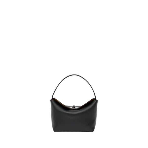 Turnlock Mini Bag in Black